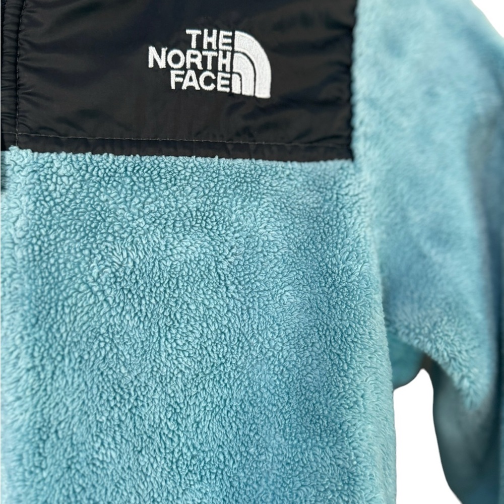 The North face blue fleece hoodie full zip - Picture 2 of 6